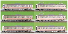 Greenmax N Gauge Seibu 5000 Ser Red Arrow 6-Cars 410 Unpainted Model Train Kit