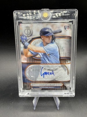 2024 Topps Tribute Curtis Mead Orange Parallel Rookie RC Auto #/25 #TA-CUR SP
