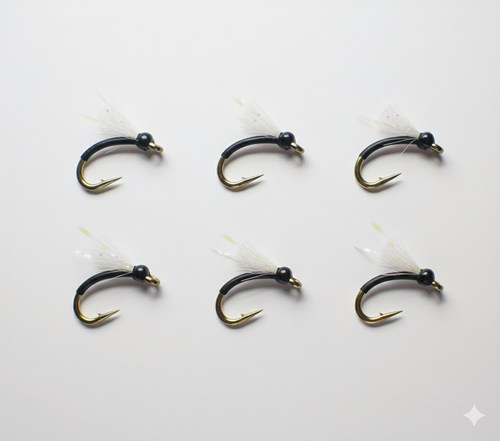Tailwater Assassin Nymph Emergers UV Black - mosche da pesca a mosca trota premium - Foto 23 di 24
