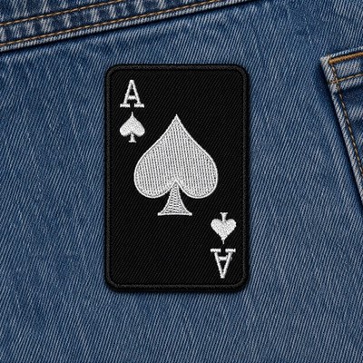 Embroidery Patch (Ace of Spades) NEW