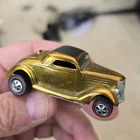 Vintage Hot Wheels Redline 1969 Gold Classic ’36 Ford Coupe - Extremely Nice!