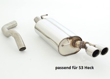 Friedrich Motorsport Sportendschalldämpfer für Audi A3 8L 2WD 1.6l 74/75kW/1.8l 