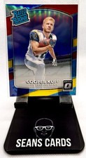 Cooper Kupp 2017 Donruss Optic - Rated Rookie 179 Red and Yellow Prizm (RC) Rams