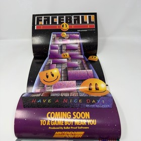 Nintendo Power Magazine Vol 30 Nov 1991 W/ Faceball Poster Final Fantasy II NES