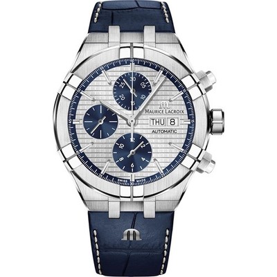 Maurice Lacroix Aikon Blau Herren Armbanduhr AI6038-SS001-131-1