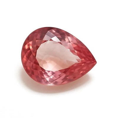 Natural Ceylon Padparadscha Saphir Tropfen Schliff Lose Edelsteine 100 Ct AGL