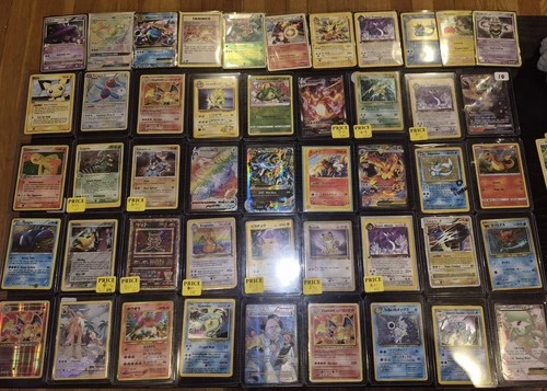 Pokemon Binder Lot of Cards Pikachu, Charizard, Ultra Rares, Vintage, 1st Ed!