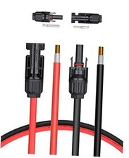 20 Feet Solar Extension Cable with Female and Male Connector 20FT 10AWG 10AWG