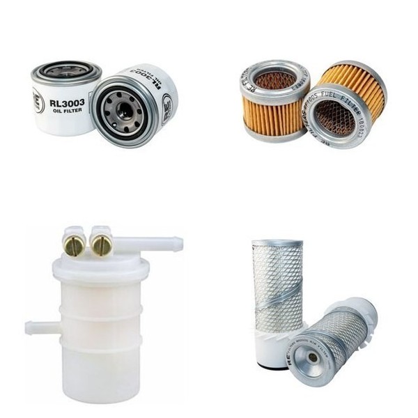 Filter Service Kit Passt Menzi Muck 2000 FüR Mitsubishi Motor ÖL Luft Kraftstoff-image