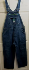 Liberty Bibbed Overalls  (Measured 36 x 28 1/2") Denim-Carpenter-Excellent-Clean