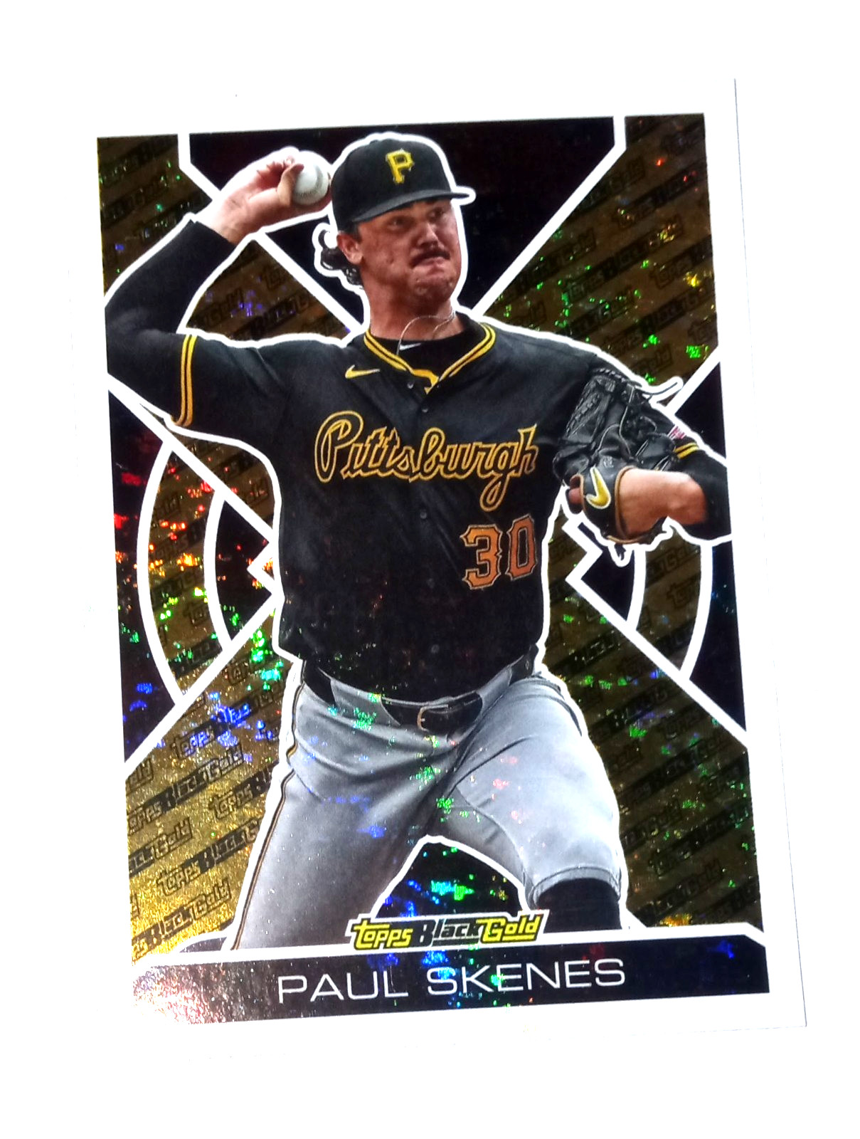 2024 Topps Update #BG-6 Paul Skenes Topps Black Gold Pirates Star
