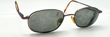 Vintage Titmus T301S Brown Oval Metal Sunglasses FRAMES ONLY