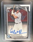 2024 Bowman Draft Caleb Bonemer Chrome Auto #CPA-CBO 1st Bowman White Sox