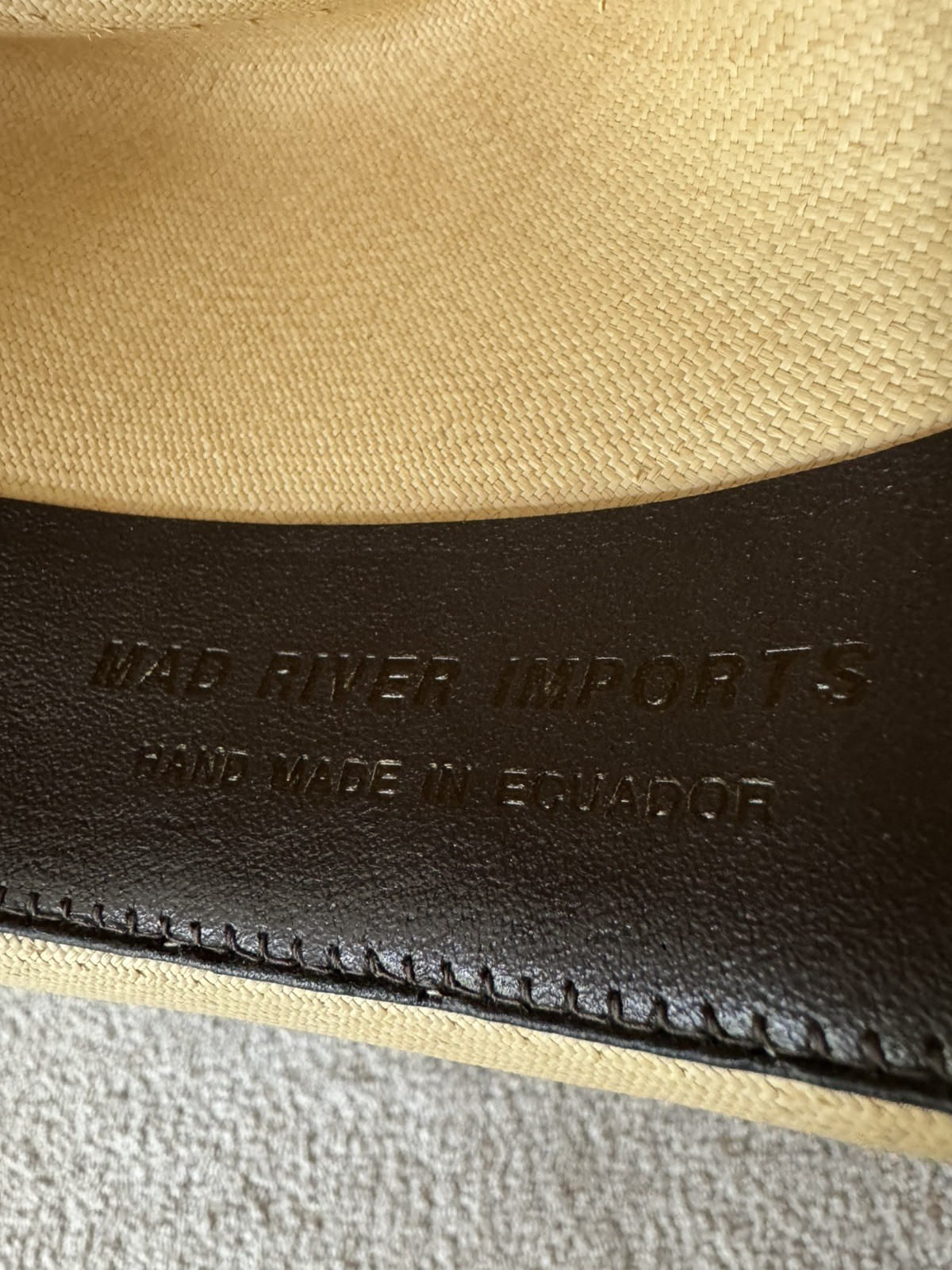 SALE!!! Vintage Montecristi Panama Straw Hat 7 1/2 Wide Brim Super Fino Quality!