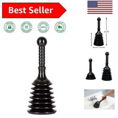 Compact But Mighty Sink Plunger - Unclogging Tool for Every Home Application