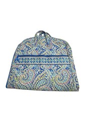 Vera Bradley Garment Bag Capri Blue Retired Rare Travel Luggage Beautiful Cond