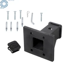 Hitch Wall Mount, Bolt-On Receiver Tube Adapter, 2 Inch Opening Hitch Receiver