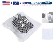 Sneaker Dryer & Wash Bag w/ Elastic Straps - Durable Fabric - for Shoes, Clot...