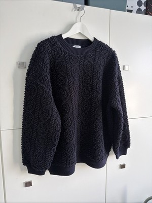 Next FLUFFY SOFT Pullover Fleece Weit Kuschel M 40/42 dunkel Blau
