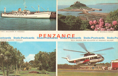 R680490 Penzance. Morrab Gardens. St. Michael Mount. R. M. S. Scillonian. Jarrol