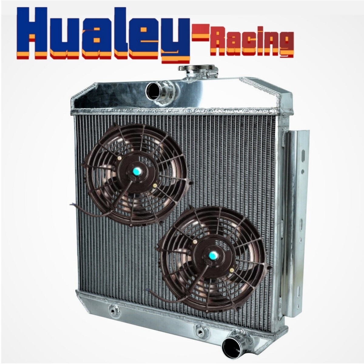 3Row Radiator & Fan For 1955 1956 1957 Chevy Block V8 Bel Air / DPI 5057