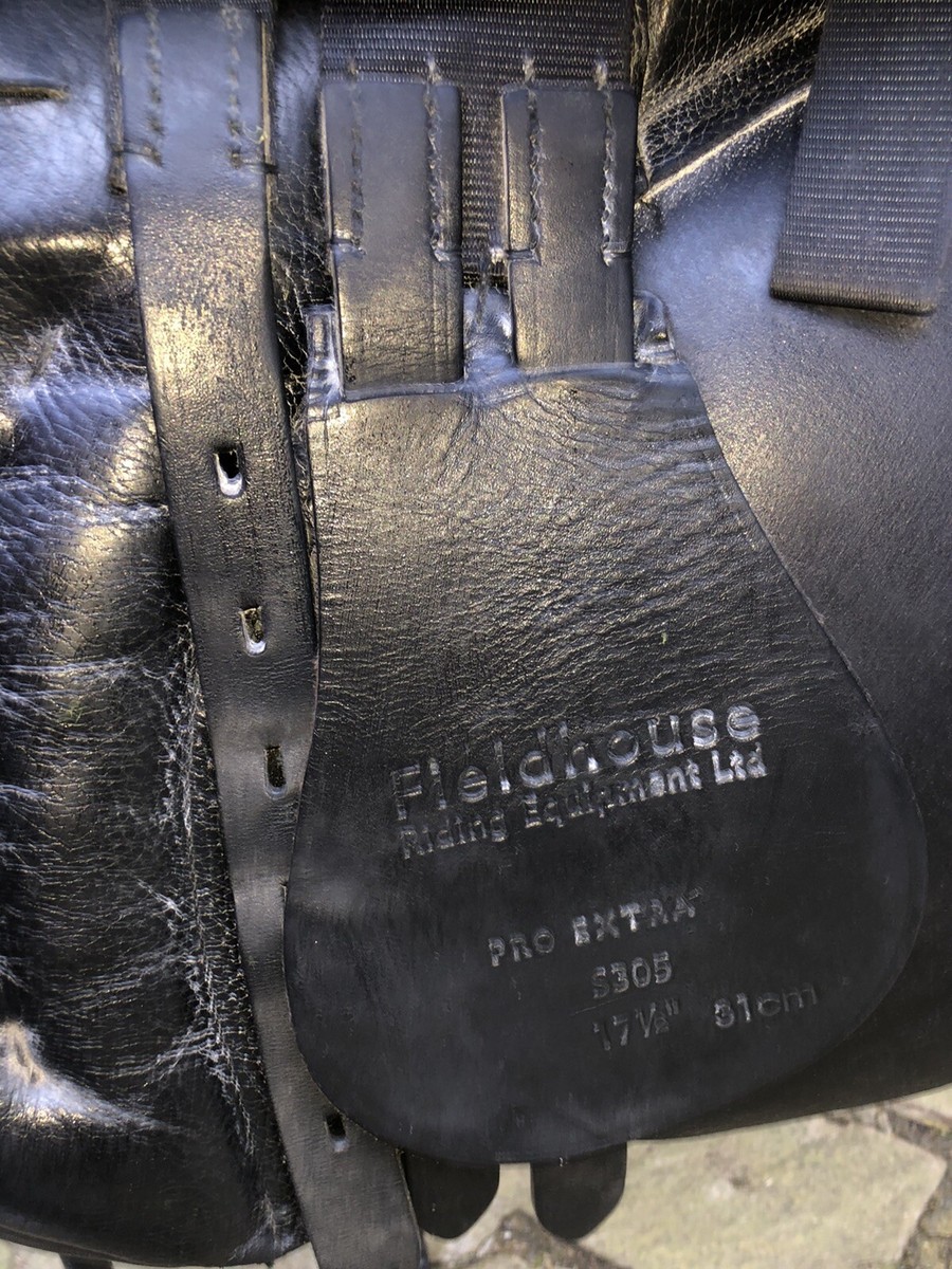 Selle GFS Fieldhouse Show 16 Pouces – Cuir Marron, Peu Utilisée, Fabrication UK
