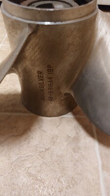 Boat propeller QUICK SiLVER 48-16316A4 19P | eBay