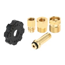 Propane Tank Converts Gas Adapter Valve Soft Nose POL For Two Stage Propane Tank