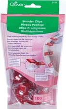 Clover Wonder Clips 3159  Red. 100 pcs. NEW