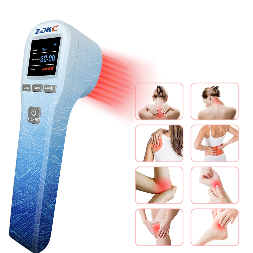 880mW Cold Laser Therapy Device LLLT Pain Relief Red Light Treatment 650nm 808nm
