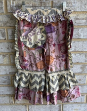 Mustard Pie Parisian Print Ruffle Cotton Pants Girl's Size 7