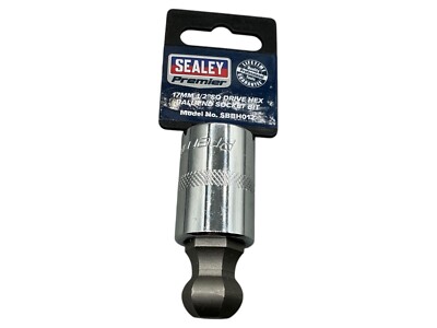 Sealey Premier 17MM 1/2'' Drive Hex Ball End Socket Bit SBB1017 Durable Tool