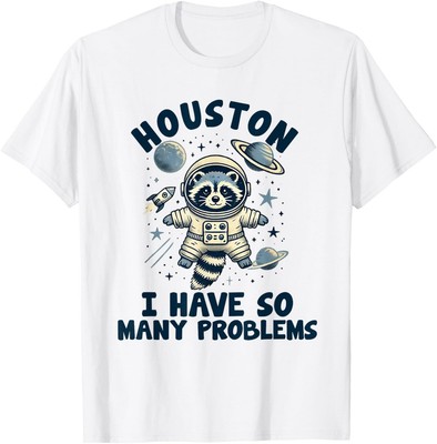 Funny Raccoon In Space Hoodie or T-Shirt