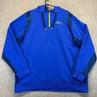 Under Armour Steph Curry Hoodie Men's 2XL Warrior Blue 1/4 Zip Fleece Sweatshirt