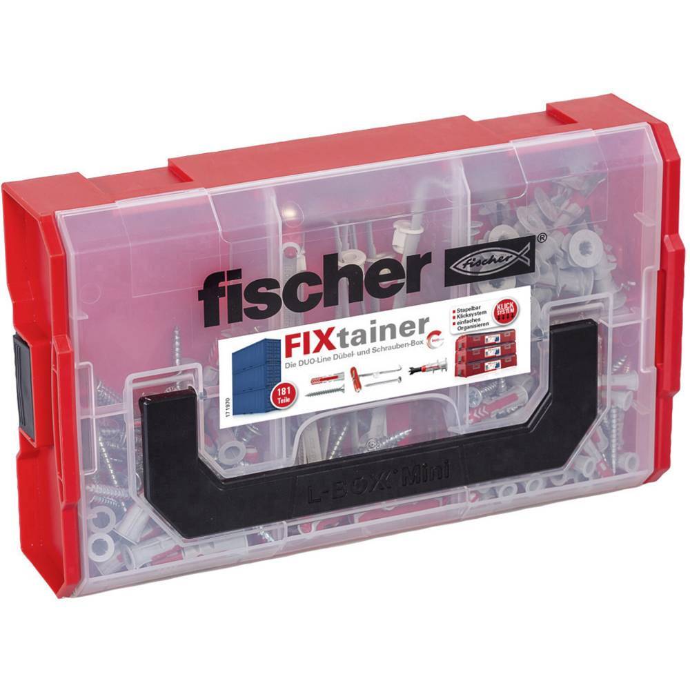 Fischer FIXtainer DUO-Line Kit tasselli 548862 1 pz.