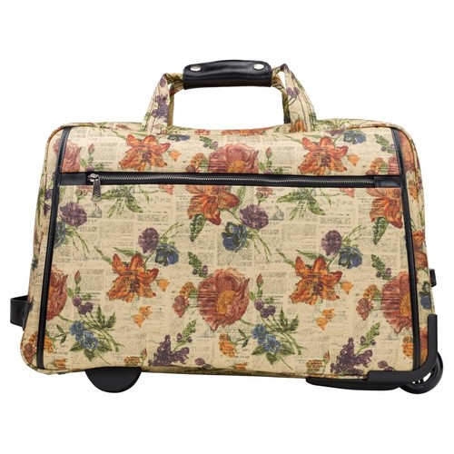 Patricia Nash Argentella Large Trolley Bag Luggage Parisian Newspaper DUST BAG - Picture 3 of 19