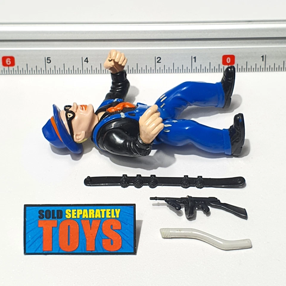 Figura de acción de colección Dick Tracy ITCHY 100% COMPLETA original 1990 Playmates Foto 2 de 4