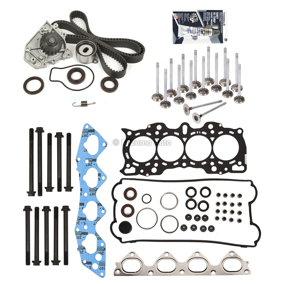 MLS Head Gasket Set Valves Timing Belt Kit Fit 97-01 Honda CRV 2.0L B20B4 B20Z2 - Bild 4 von 4