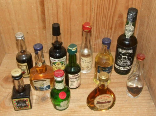 Bouteille, mignonnette de collection