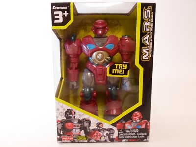 Cybotronix M.A.R.S. Motorized Attack Robo Squad Toy Robot Red Revo  Brand New