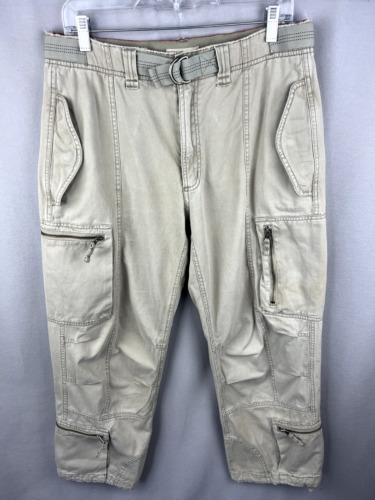 Vintage Old Navy Cargo Pants Mens 32x30* Tan Surpl