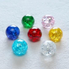 Crystal Ice Crack Ball Quartz Glass Marbles Glass Sphere Living Room Home Decor