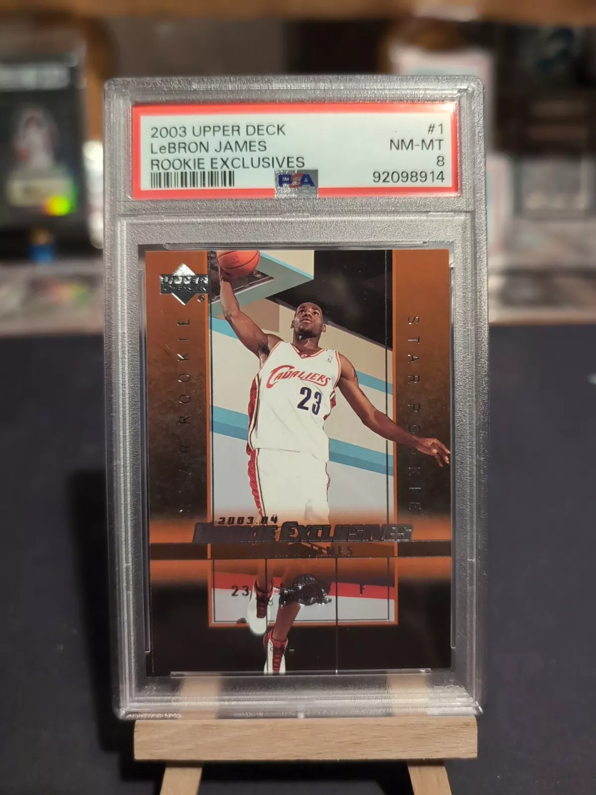 Lebron James trading card