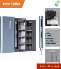 Advanced Mini Electric Screwdriver Set with 5 Torque Settings and Accessories