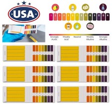 400  pH Indicator Test Strips 1-14 Laboratory Paper Litmus Tester Urine Saliva
