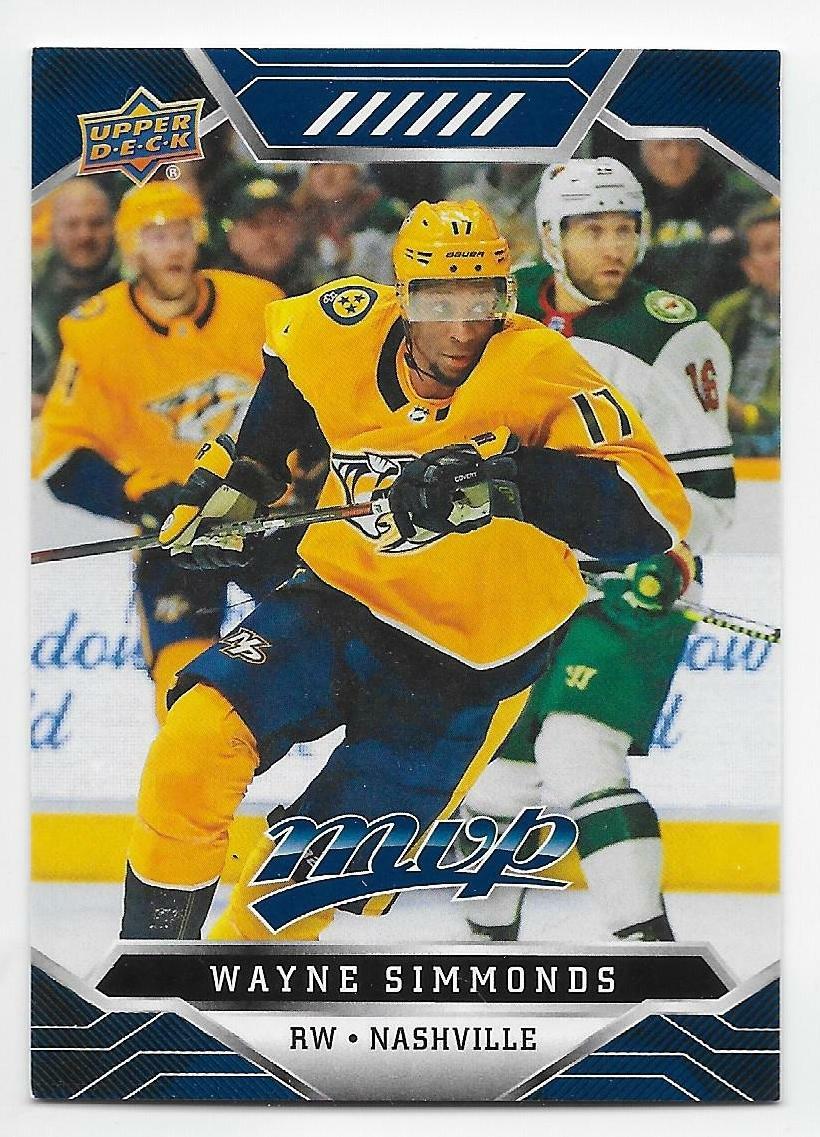 19/20 UPPER DECK MVP BASE FACTORY SET BLUE Hockey (#1-250) U-Pick From List