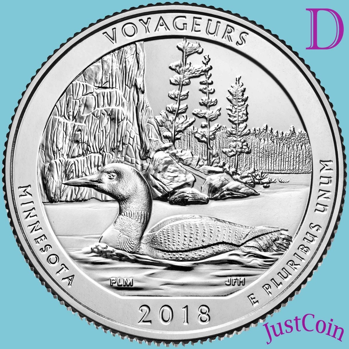 その他 Dear world quarter ver. / non color 2018-D VOYAGEURS NATIONAL PARK (MINNESOTA) UNCIRCULATED