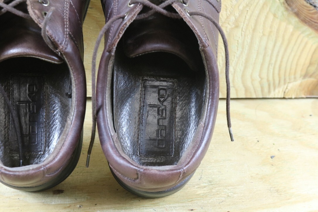 Dansko Mens 8 Shoes Brown Leather Wyatt 41 Oxfords Slip On  display picture 3