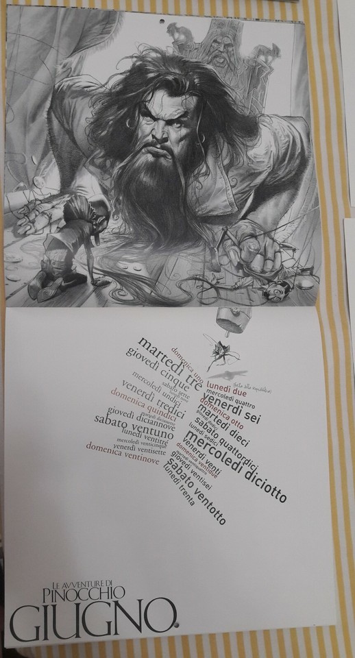 Gabriele Dell'Otto Calendar 2008 Tales 12 illustrations - only 220 copies FIRMED Comic Art