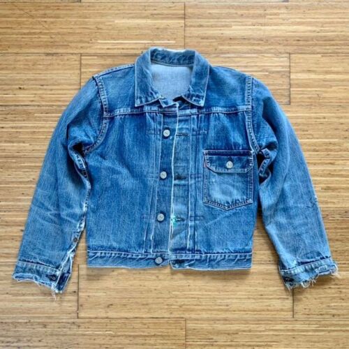 Veste en denim Levi's 1er 506XX Big E 1940 ~ Original années 50 - Photo 1 sur 10